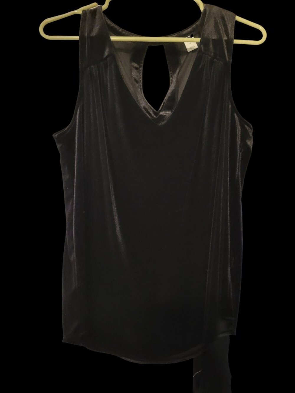 Black velvet top